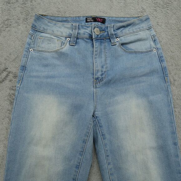 YMI Jeans Junior's Size 3 Blue High-Rise Skinny Denim Pants 28" Inseam Stretch - Picture 11 of 16